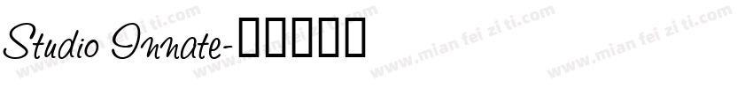 Studio Innate字体转换